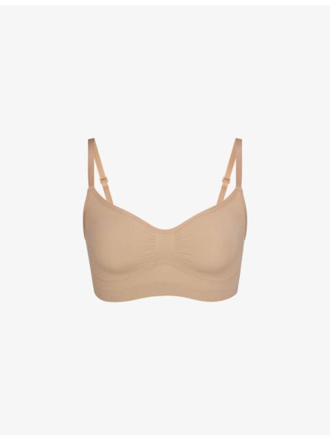 SKIMS Sculpting scoop-neck stretch-woven bra