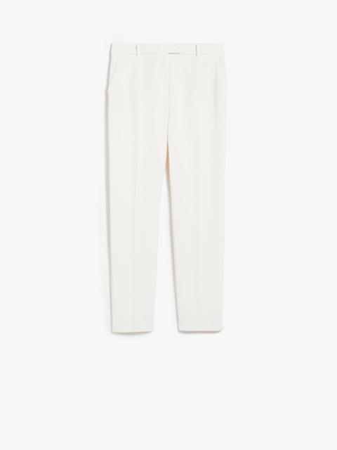 Slim fit cady trousers