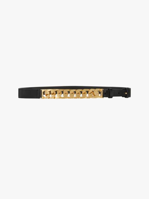 Givenchy BELT IN LEATHER WITH CHAIN