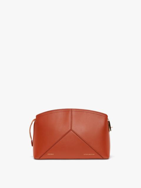 Victoria Beckham Victoria Clutch Bag In Tan Leather
