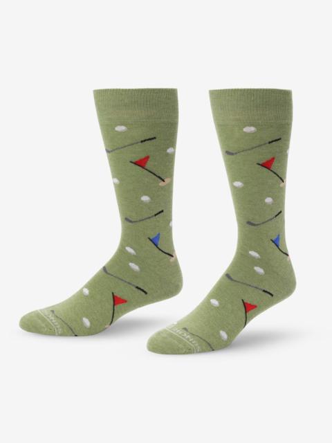 ALLEN EDMONDS Golf Pattern Dress Socks