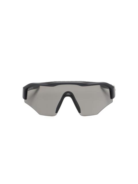 GUCCI shield-frame sunglasses