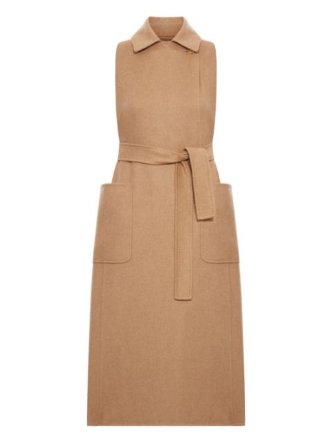 Max Mara belted patch-pocket coat