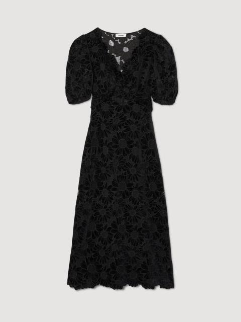 Sandro VELVET MAXI DRESS