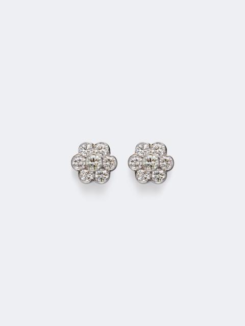 ANITA KO Flora 18kt white gold earrings with diamonds