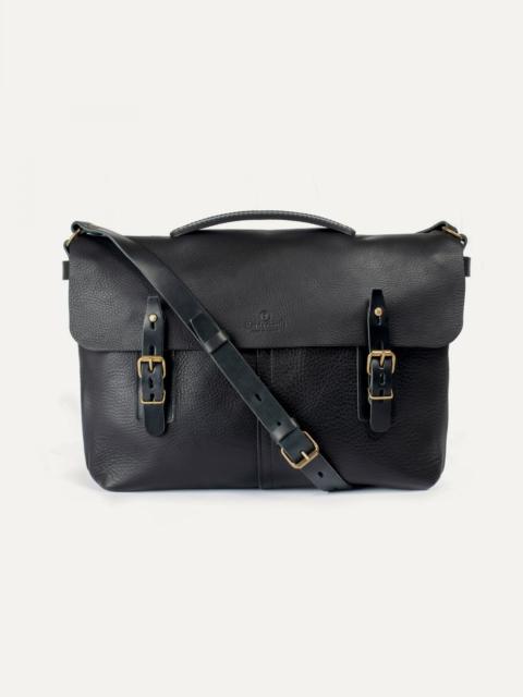 Bleu de Chauffe LUCIEN SATCHEL BAG  -  BLACK
