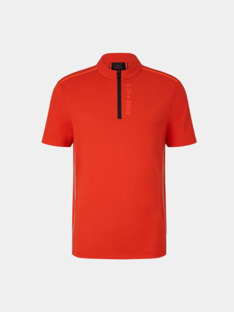 BOGNER Abraham Functional polo shirt in Red