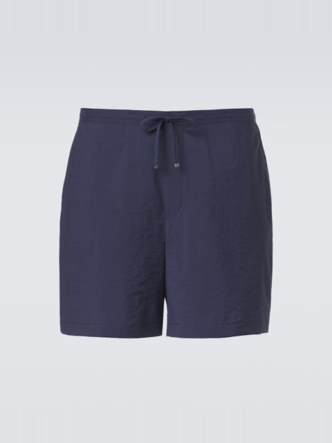 Loewe Paula's Ibiza cotton-blend poplin shorts