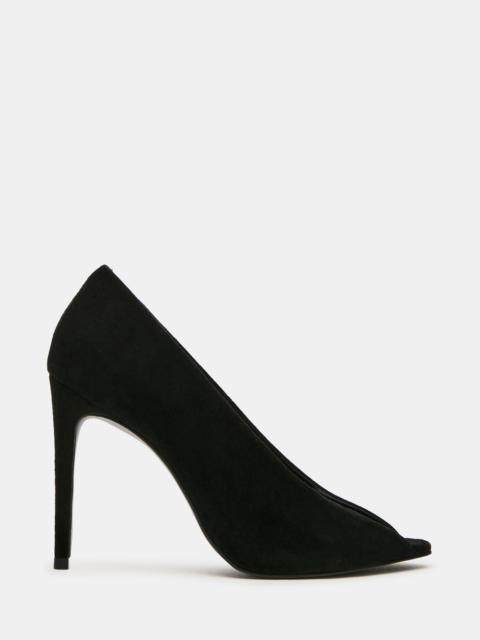 STEVE MADDEN SANTINO BLACK SUEDE