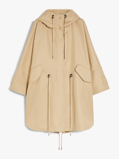 WEEKEND Max Mara USA Water-repellent cotton gabardine cape