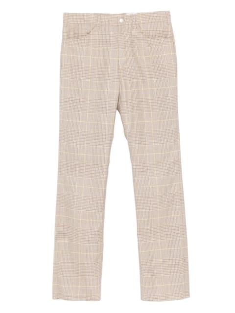 Alexander McQueen checked trousers