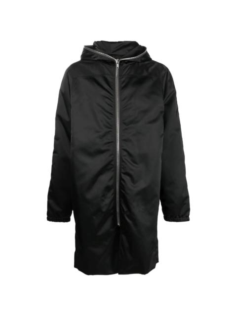 Rick Owens padded-design hooded coat