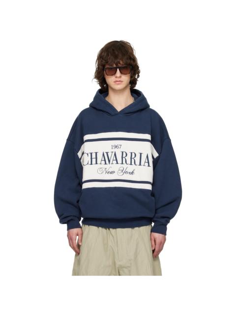 Navy Chavarria Stripe Gilroy Hoodie