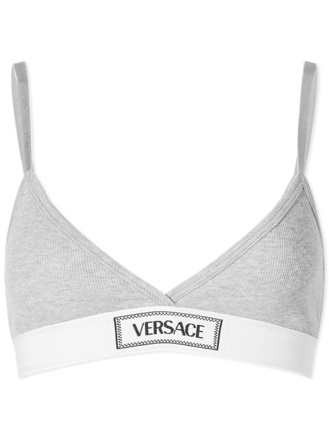 VERSACE Versace Logo Bralet Top