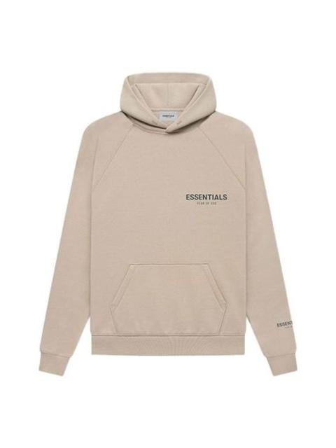ESSENTIALS Fear of God Essentials FW21 Core Collection Pullover Hoodie 'Tan' FOG-FW21-159