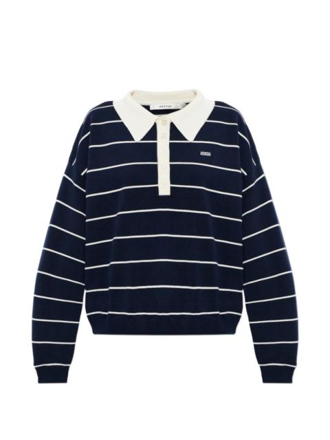 GESTUZ GZtaige striped polo shirt