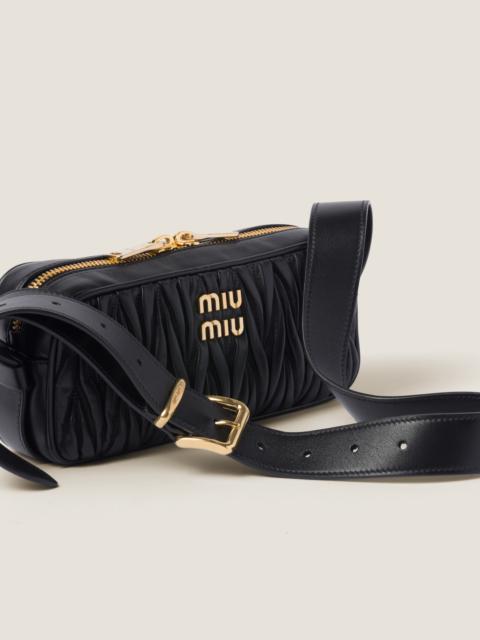 Miu Miu Matelassé nappa leather shoulder bag