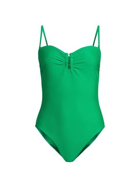KOBI HALPERIN Women's Becca Strapless One-Piece Swimsuit - Emerald