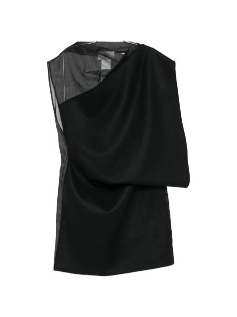 Sportmax Sportmax Asymmetric Draped-panel Midi Dress