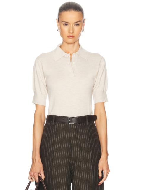 ÉTERNE Journey Cashmere Polo Top