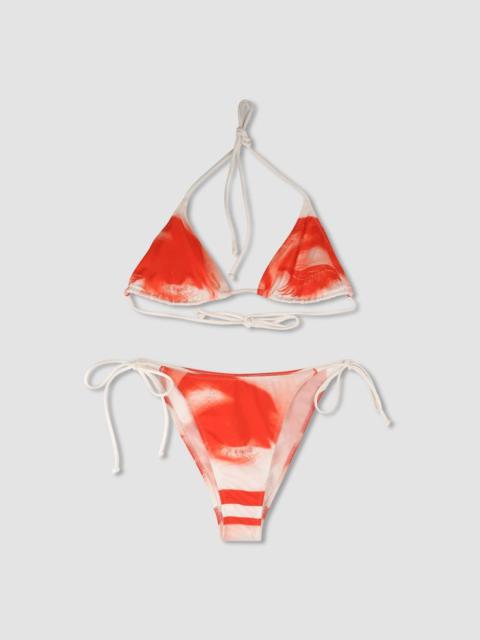 Jean Paul Gaultier Eyes printed bikini