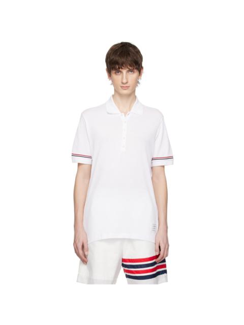 Thom Browne White Patch Polo