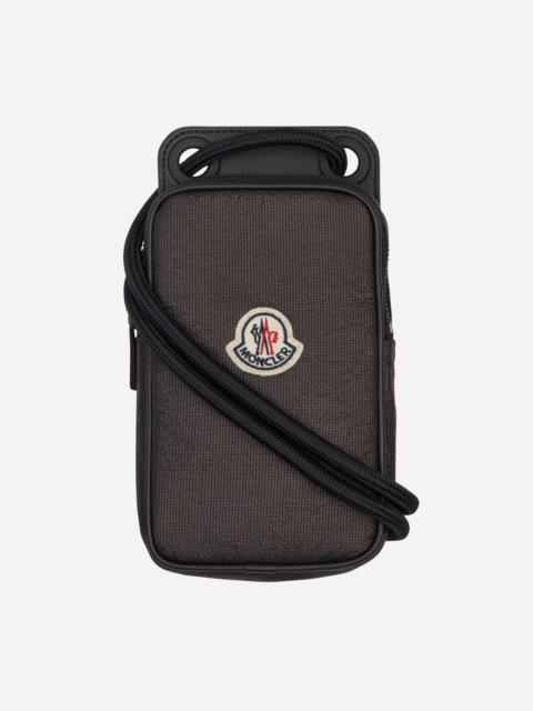 Moncler Logo Phone Case Brown