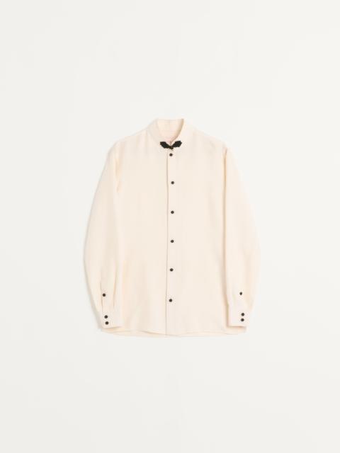 Valentino SILK SHANTUNG SHIRT WITH TOGGLE