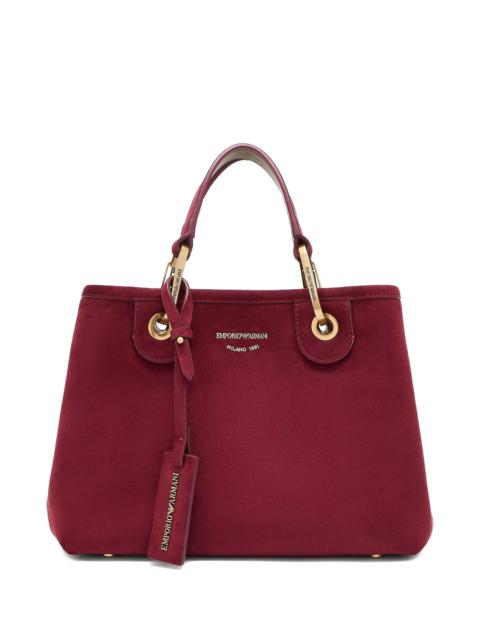 EMPORIO ARMANI Emporio Armani Top-handle Gold-tone Detail Tote Bag
