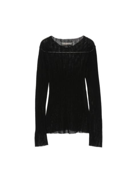 cortana Cortana Mesh wool top