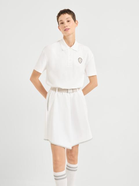 Brunello Cucinelli Couture interlock mini dress with logo