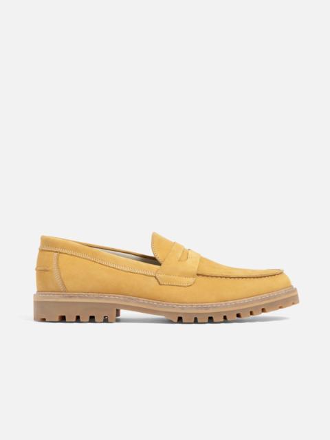 DUKE + DEXTER Wilde Maple Nubuck Lug Loafer - Men's
