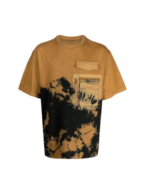 FENG CHEN WANG tie-dye cotton T-shirt