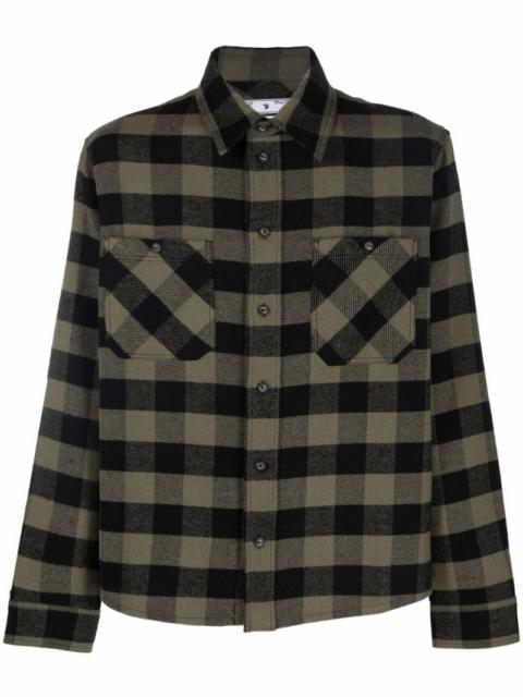 Off-White Arrows-print flannel shirt