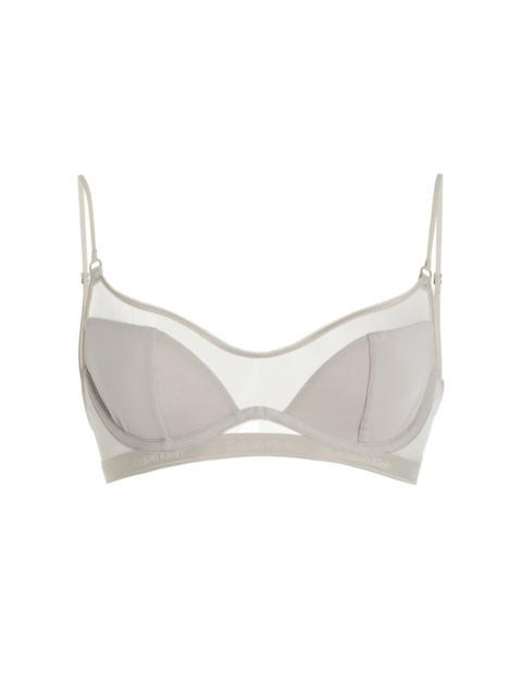 Nensi Dojaka for Calvin Klein Modern Modal-Cashmere Bralette grey