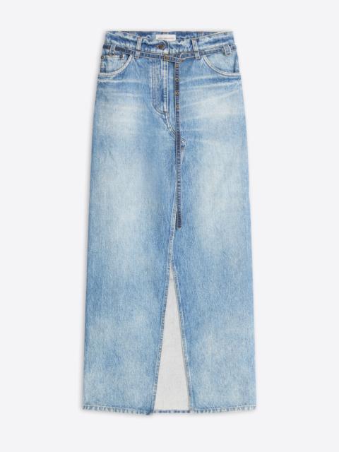 Dries Van Noten LONG DENIM SKIRT