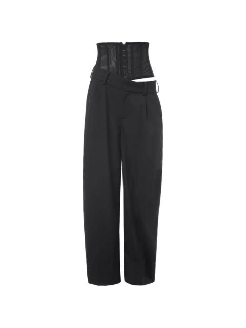 Monse deconstructed corset trousers