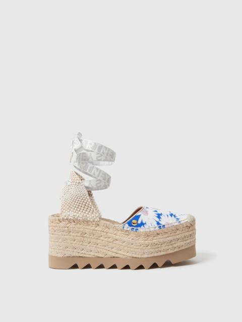 Stella McCartney Gaia Daisy Print Espadrilles