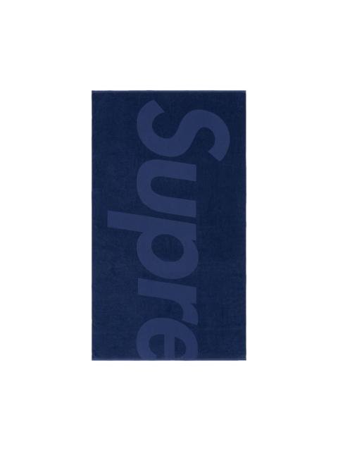 Supreme Tonal Logo Towel 'Navy'