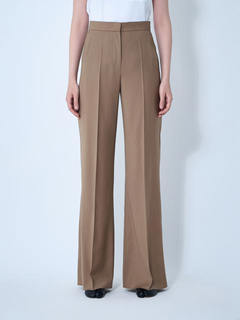 【送料&関税込】Max Mara Colonia Trousers Max Mara COLONIA Wide trousers in silk and linen | REVERSIBLE