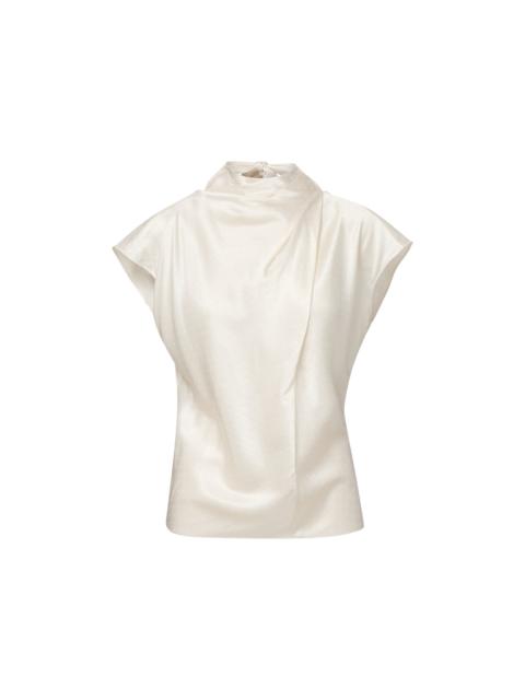 VERONICA BEARD LEILANY SILK BLOUSE