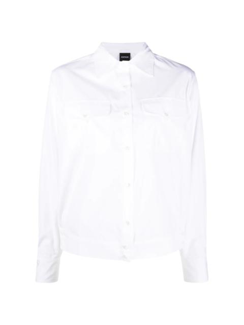 long-sleeved cotton shirt