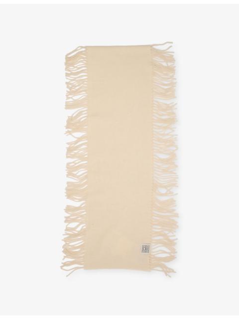 TOTEME Tassel Wool And Cashmere Scarf