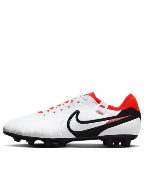 Nike Nike Tiempo Legend 10 Pro HG Low-Top 'White Bright Crimson' DV4332-100