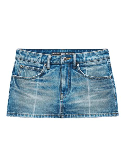 Alexander Wang Skort With Faded Fold Lines