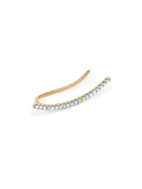 STONE AND STRAND Pave The Way Ear Climber