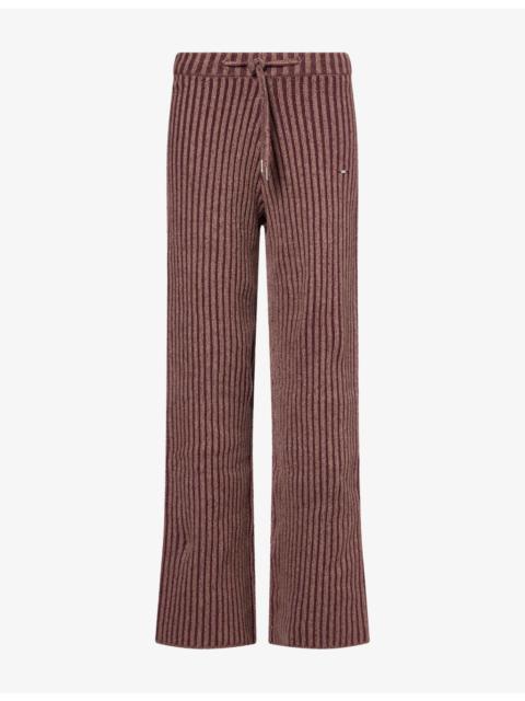 ADANOLA Straight-Leg Knitted Trousers