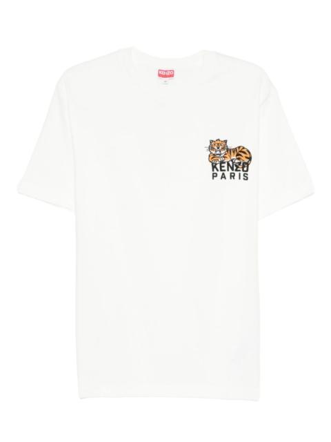 KENZO tiger-embroidered T-shirt
