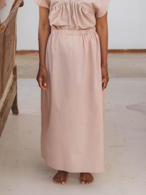 BASERANGE Cable Skirt - Organic Cotton Poplin