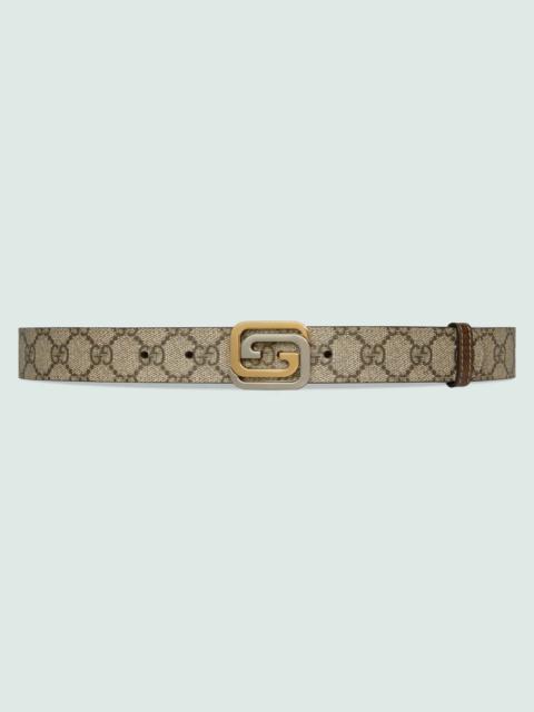 GUCCI Reversible belt with squared Interlocking G